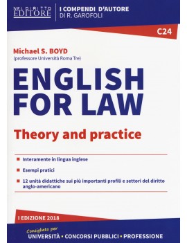 ENGLISH FOR LAW 2018