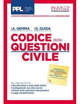 CODICE delle QUESTIONI CIVILE