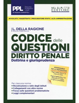 CODICE delle QUESTIONI PENALE