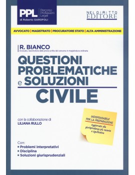 QUESTIONI PROBLEMATICHE E SOLUZIONI CIVI