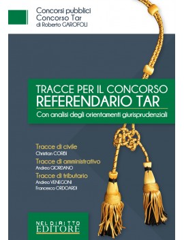 TRACCE PER CONCORSO REFERENDARIO TAR