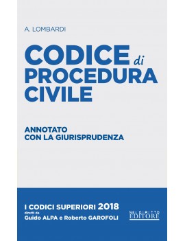 CODICE DI PROCEDURA CIVILE 2018