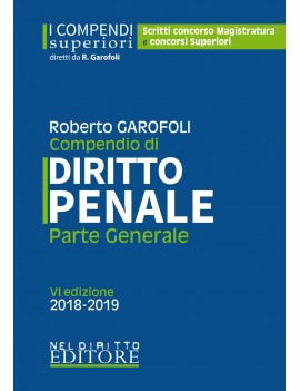 COMPENDIO DI DIRITTO PENALE GENERALE