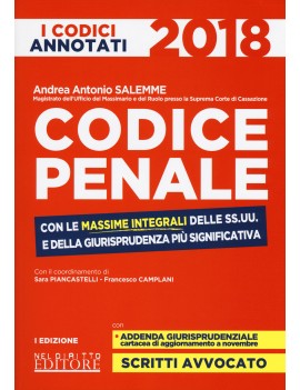 CODICE PENALE 2018