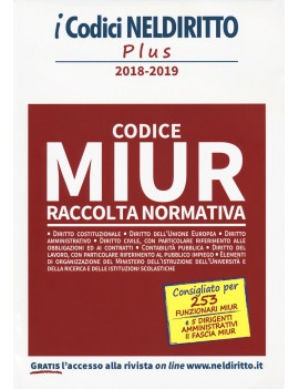 CODICE MIUR raccolta normativa