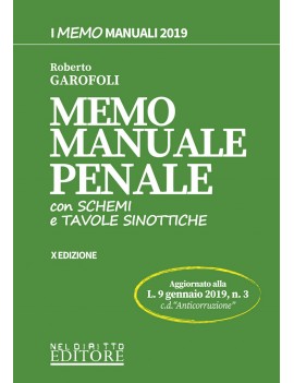 MEMO MANUALE PENALE 2019