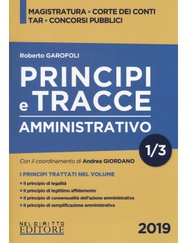 PRINCIPI E TRACCE AMMINISTRATIVO 1/3