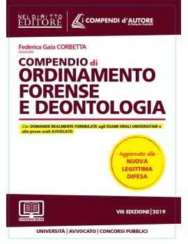 COMPENDIO DI ORDINAMENTO FORENSE E DEONT