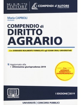 COMPENDIO DI DIRITTO AGRARIO