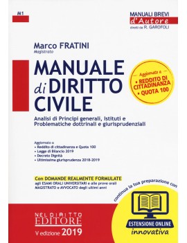 MANUALE DI DIRITTO CIVILE 2019