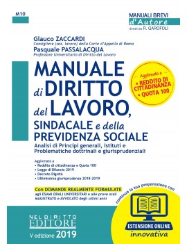 MANUALE DI DIRITTO DEL LAVORO 2019