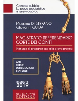 MAGISTRATO REFERENDARIO CORTE DEI CONTI