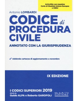 CODICE DI PROCEDURA CIVILE