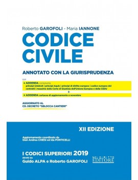 CODICE CIVILE 2019  e leggi complementar