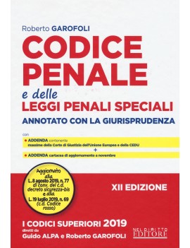 CODICE PENALE e DELLE LEGGI PENALI SPECI