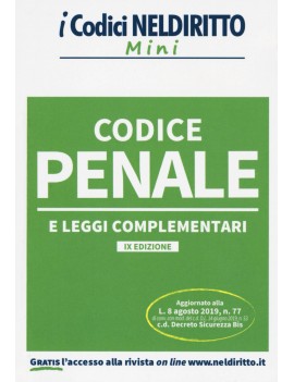 CODICE PENALE 2019