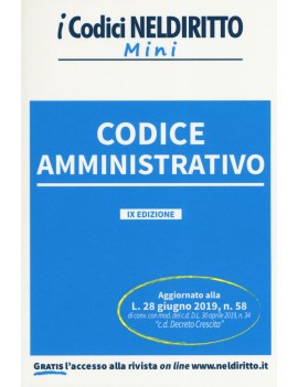 CODICE AMMINISTRATIVO 2019