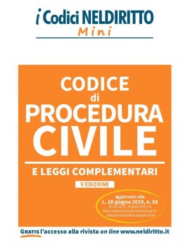 CODICE PROCEDURA CIVILE 2019