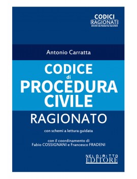 CODICE DI PROCEDURA CIVILE RAGIONATO