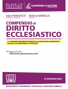 COMPENDIO DI DIRITTO ECCLESIASTICO