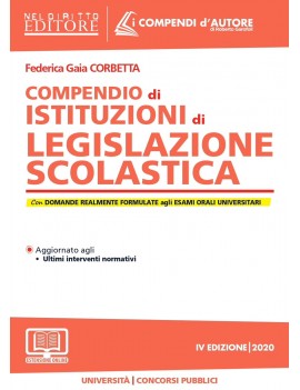 COMPENDIO DI LEGISLAZIONE SCOLASTICA