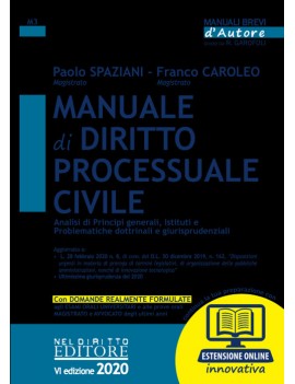 MANUALE DI DIRITTO PROCESSUALE CIVILE 20