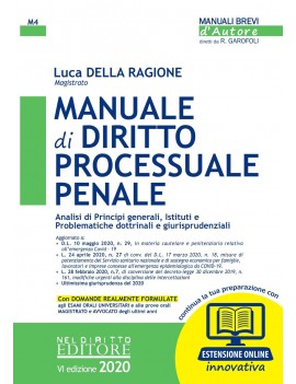 MANUALE DI DIRITTO PROCESSUALE PENALE