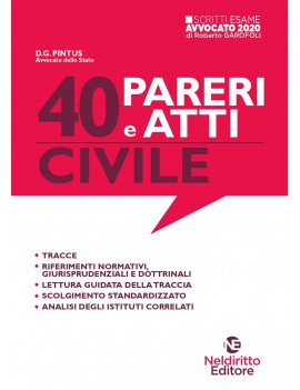 40 PARERI E ATTI CIVILE