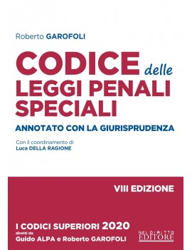 CODICE DELLE LEGGI PENALI SPECIALI 2020