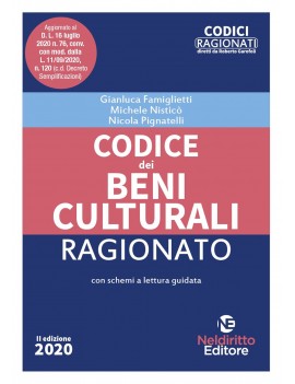 CODICE DEI BENI E CULTURALI RAGIONATO