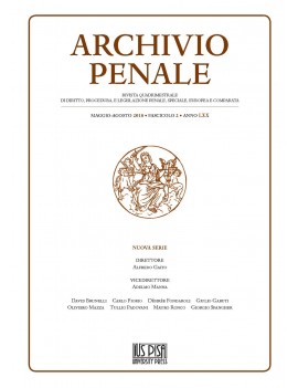 ARCHIVIO PENALE. RIVISTA QUADRIMESTRALE