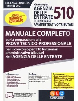 510 agenzia entrate 2018 MANUALE COMPLET