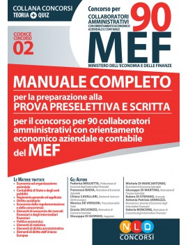 90 MEF COLLABORATORI AMMINISTRATIVI ECON