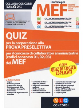 CONCORSO MEF 80 90 60  COLLABORATORI AMM