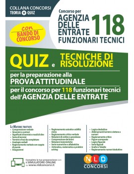 118 FUNZIONARI TECNICI AGENZIA ENTRATE