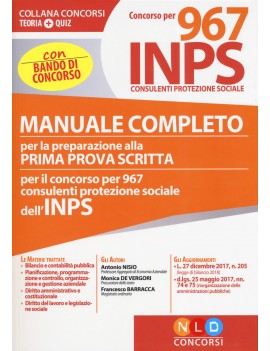 CONCORSO 967 INPS MANUALE