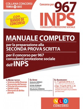 CONCORSO 967 INPS MANUALE