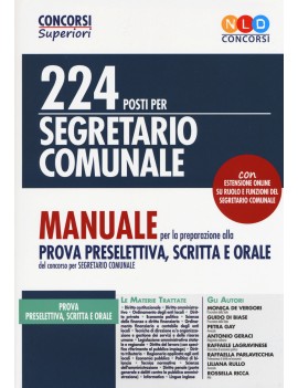 224 POSTI PER SEGRETARIO COMUNALE (IL)