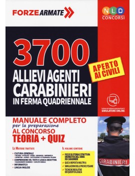 3700 ALLIEVI AGENTI CARABINIERI IN FERMA