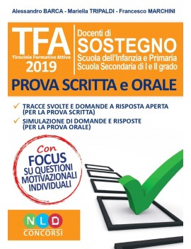 TFA SOSTEGNO prova scritta e orale