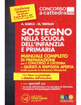 SOSTEGNO SCUOLA INFANZIA PRIMARIA