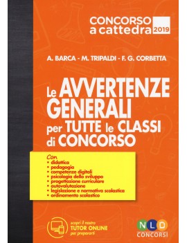 AVVERTENZE GENERALI