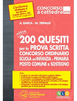 200 QUESITI PROVA SCRITTA CONCORSO ORDIN