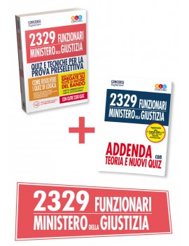 2329 FUNZIONARI MINISTERO GIUSTIZIA