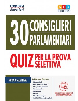 30 CONSIGLIERI PARLAMENTARI