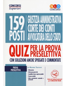 159 GIUSTIZIA AMMINISTRATIVA CORTE