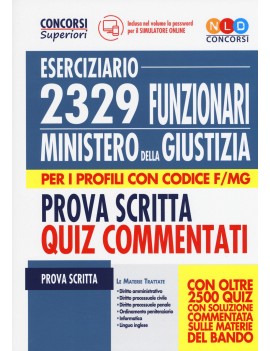 2329 FUNZIONARI MINISTERO GIUSTIZIA