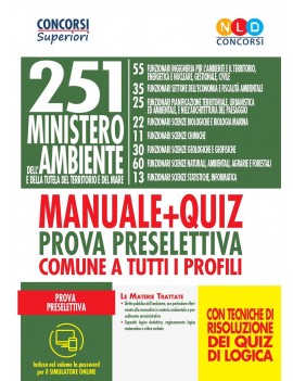 251 MINISTERO AMBIENTE prova preselettiv