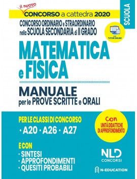 MATEMATICA E FISICA manuale 2020