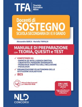 TFA SOSTEGNO secondaria I e II grado202